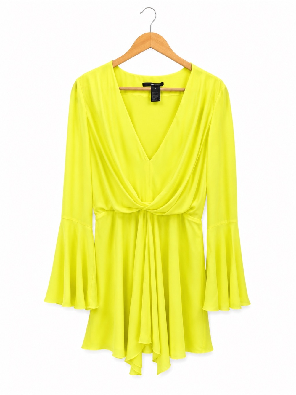 Jay Godfrey Mini Cocktail Dress Size 8 Yellow